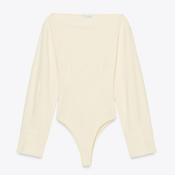 Chic Cream Open-Back Top - Picture 1 of 5